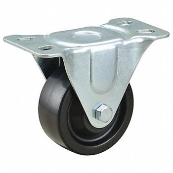 GRAINGER APPROVED Standard Plate Caster Rigid 225 lb., 493W82