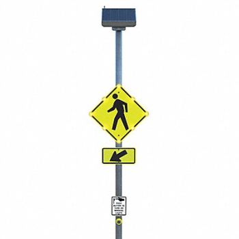 TAPCO Warning System Solar Pedestrian Crossng, 61DU28
