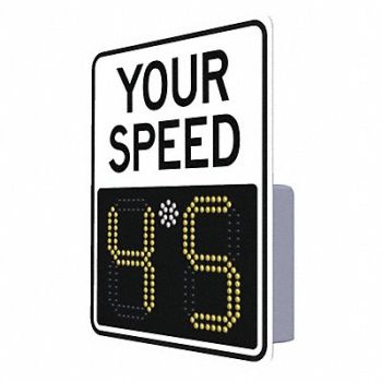 TAPCO Radar Speed Monitor Sign Aluminum 29x23, 493X99
