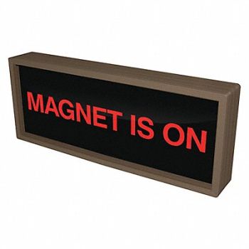 TAPCO Custom Backlit Sign 2-1/4 Lx18 Wx7 H, 493Y35