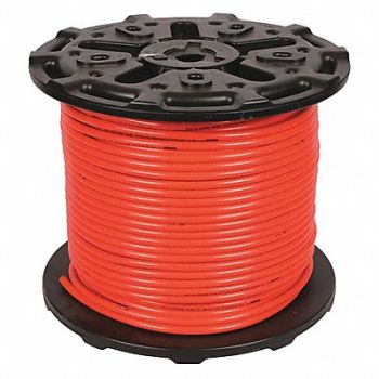 SPEEDAIRE Air Hose 1/4 ID x 250 ft L Orange, 493Y80