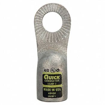 QUICKCABLE One-Hole Lug Compression Connector, 5LMN7