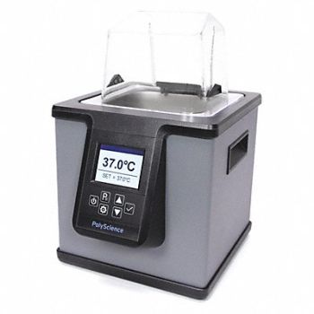 POLYSCIENCE Water Bath 120V Digital Display 1.1A 2L, 494F23