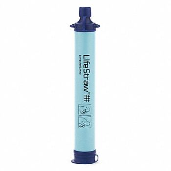 LIFESTRAW Water Filter System 0.2 Microns Blue, 494F54