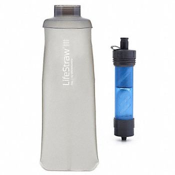 LIFESTRAW Water Filter System 0.2 Microns Blue, 494F66