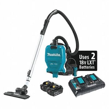 MAKITA Backpack Vacuum Cordless 36V 1/2 gal., 494J34