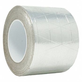 GRAINGER APPROVED Foil Tape 2 13/16 x 50 1/4 yd Aluminum, 494K07