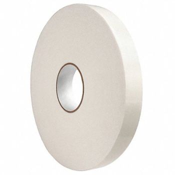 GRAINGER APPROVED Double Sided Tape 36 yd L 1 W, 494K25