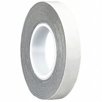 GRAINGER APPROVED Double Sided Tape 36 yd L 1 W, 494K48
