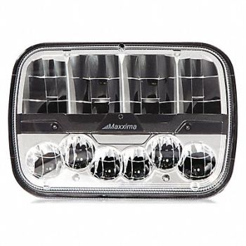 MAXXIMA Headlight 1100 lm 3-29/32 W LED Black, 494P48