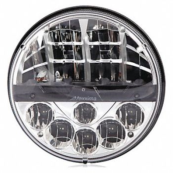 MAXXIMA Headlight 1100 lm 3-3/4 W LED Black, 494P49