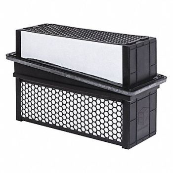 BALDWIN FILTERS Air Filter Design Rectangular 8-13/32 W, 494P50