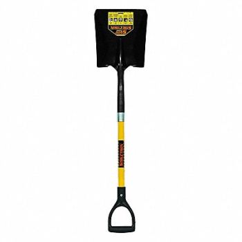 SEYMOUR MIDWEST STRUCTRON Square Point Shovel 29 Handle 14Ga, 246K72