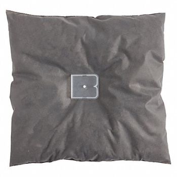 BRADY SPC ABSORBENTS Absorbent Pillow Refill Gray 18 W PK10, 496L73
