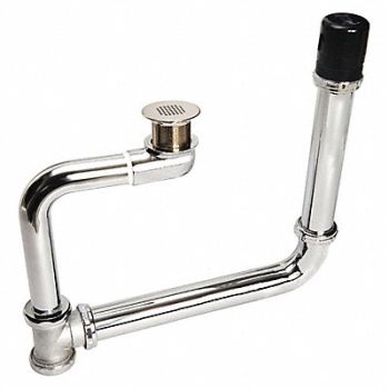 ODD BALL INDUSTRIES Grid Drain Kit Brass Silver 2-1/4 Dia, 497C02