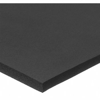GRAINGER APPROVED EPDM Sheet L 12 in Black, 60JE97