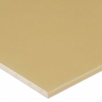 GRAINGER APPROVED PlstcSheet ABS 24 x24 0.75 T Beige Opaq, 55PE39