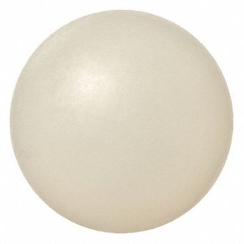 GRAINGER APPROVED Plastic Ball 1 in Dia Polypropylene PK10, 497Y91