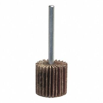 NORTON Flap Wheel 3 in Dia 1 in W P80 Grit, 3WH76
