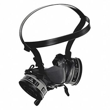 HONEYWELL NORTH Half Mask Respirator Kit L Black, 498W40