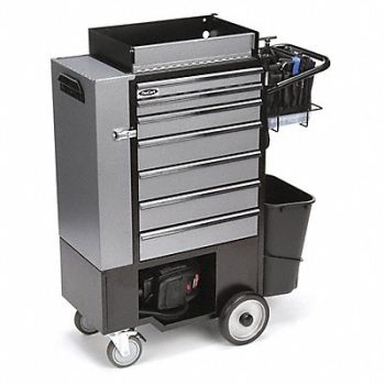 FLEXCART Black Light Duty Tool Utility Cart, 498X54
