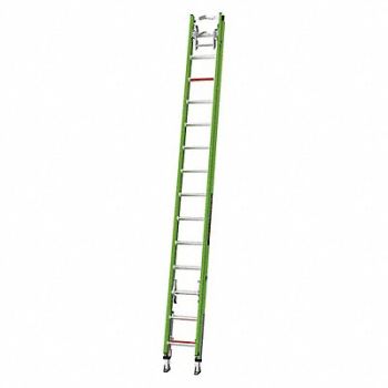 LITTLE GIANT Extension Ladder 300 lb Cap. Fiberglass, 498Y80