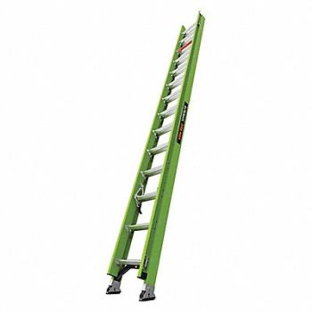 LITTLE GIANT Extension Ladder 300 lb Cap. Fiberglass, 498Y82