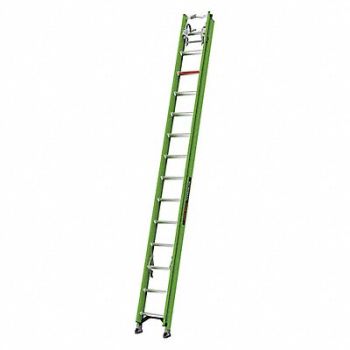 LITTLE GIANT Extension Ladder 375 lb Cap. Fiberglass, 498Y83