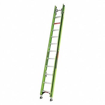 LITTLE GIANT Extension Ladder 300 lb Cap. Fiberglass, 498Y86