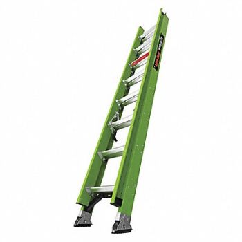 LITTLE GIANT Extension Ladder 300 lb Cap. Fiberglass, 498Y92