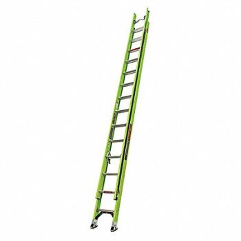LITTLE GIANT Extension Ladder 300 lb Cap. Fiberglass, 498Y98