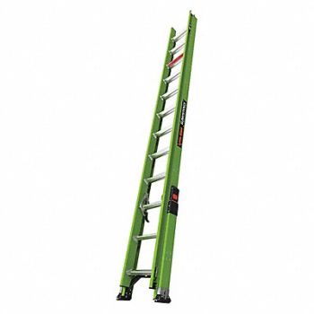 LITTLE GIANT Extension Ladder 300 lb Cap. Fiberglass, 498Z03