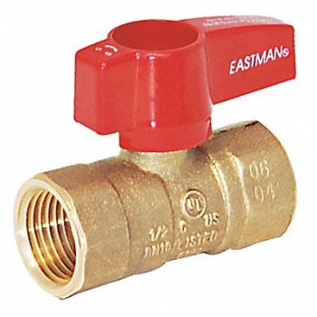 GRAINGER APPROVED Gas Ball Valve 3/4 Pipe Sz Lever Handle, 499A74
