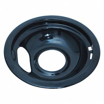 GRAINGER APPROVED Black Drip Bowl 6 Fits Whirlpool PK6, 499A99