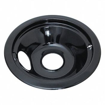 GRAINGER APPROVED Porcelain Drip Bowl 6 Range Type PK6, 499C04