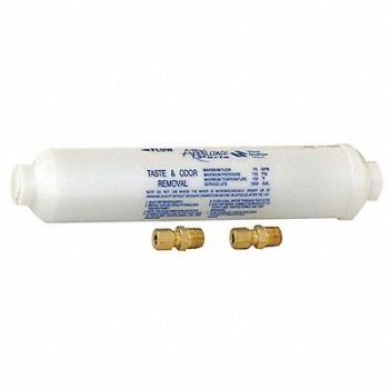GRAINGER APPROVED Inline Water Filter 0.8 gpm 10 H 125 psi, 499C75