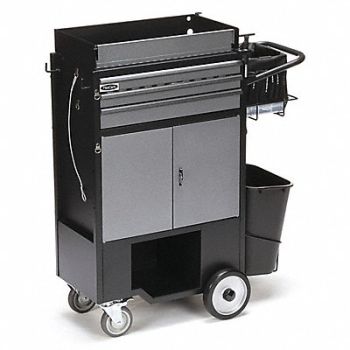 FLEXCART Black Light Duty Tool Utility Cart, 499H48