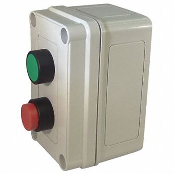 HOFFMAN Push Button Control Station 1NO/1NC 22mm, 49A484