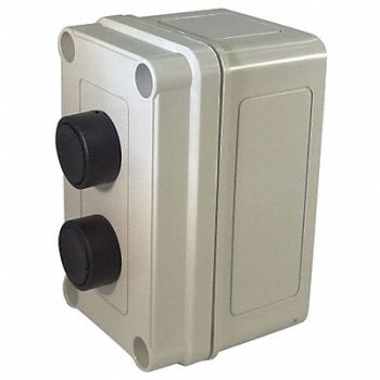 HOFFMAN Push Buttn Cntrl Statn 1NO/1NC No Legend, 49A485