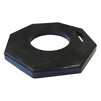 GRAINGER APPROVED Traffic Cone Base 16.58 lb PVC, 49AC34