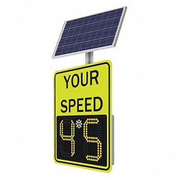 TAPCO LED Radar Speed Sign Aluminum 29 x 23, 49AE19