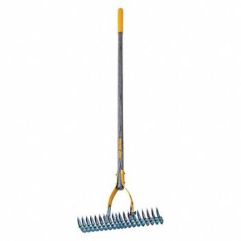 TRUE TEMPER Thatch Rake Straight 54 Handle L, 49AF70