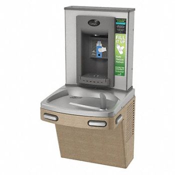 OASIS Drinking Ftn w/ Bottle Filler D 18 5/8in, 49AH87