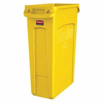 RUBBERMAID COMMERCIAL PRODUCTS J6251 Utility Container 23 gal Plastic Yellow, 49AJ38