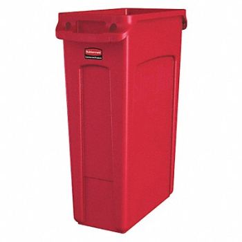 RUBBERMAID COMMERCIAL PRODUCTS J6251 Utility Container 23 gal Plastic Red, 49AJ42
