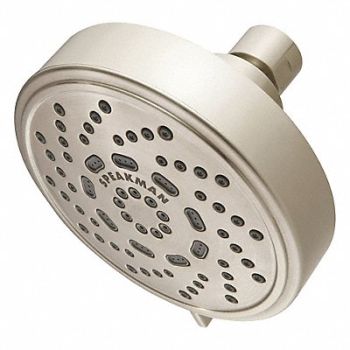 SPEAKMAN Shower Head Flat Circle 2.0 gpm, 49AJ78