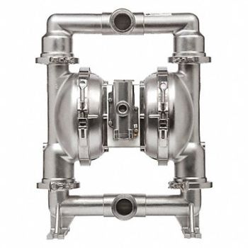 ARO DblDiaphPmp Tri-Clamp PTFE/SStl 2 54gpm, 49AV34