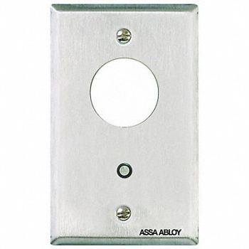 SECURITRON Mortise Keyswitch Door Switch Metal, 49AV60