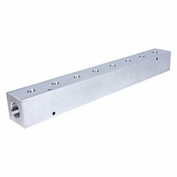 PNEUMADYNE INC Manifold Aluminum 8Outlets 18.75 L, 49AV69
