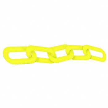 ACCUFORM Plastic Chain 2 x 12 ft.L Yellow, 49AW70